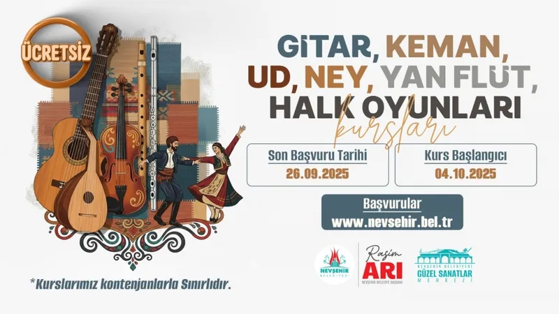 Güzel Sanatlar Merkezi’mizin Yeni Dönem Kurslarını Kaçırmayın