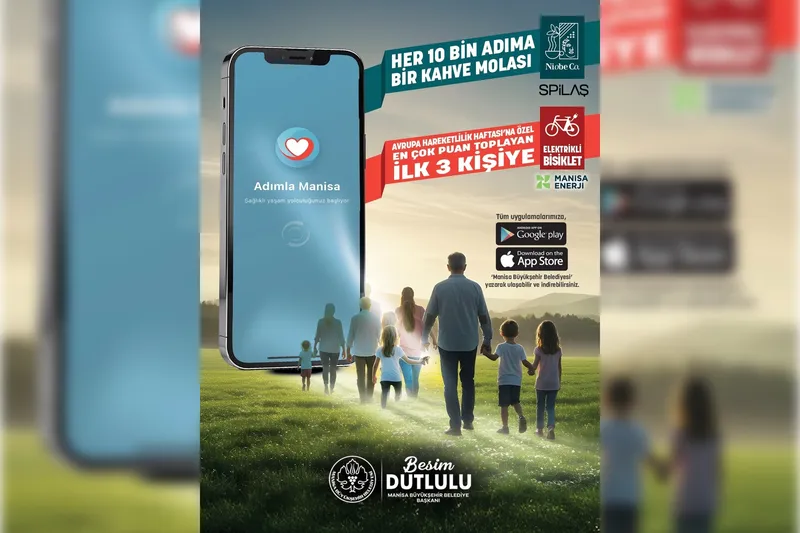 ‘Adımla Manisa’ ile Sağlıklı Yaşam ve Ödül Bir Arada