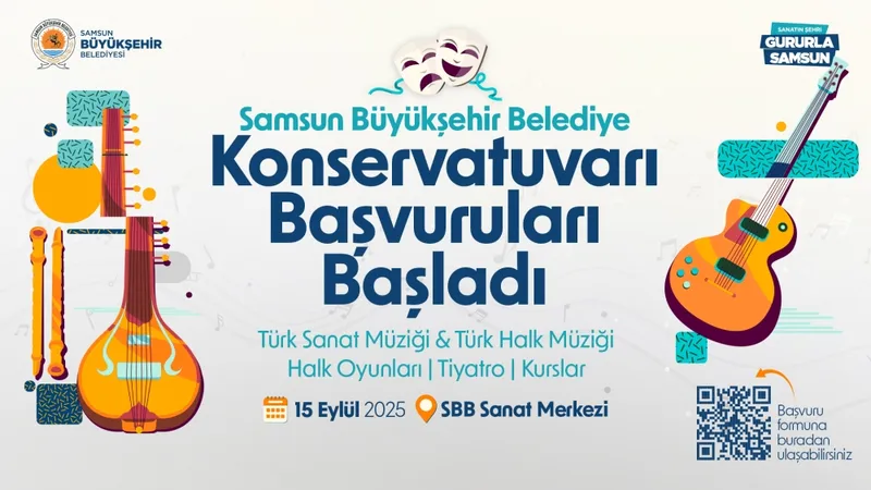 BÜYÜKŞEHİR BELEDİYESİ’NİN KONSERVATUVAR BAŞVURULARI BAŞLADI