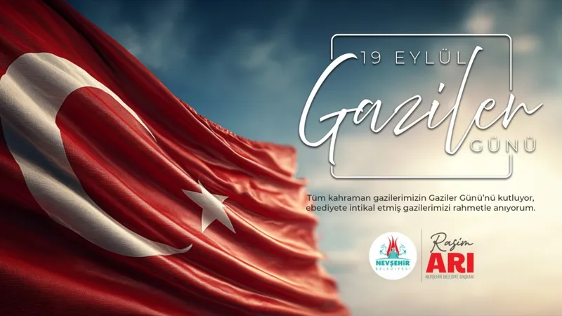 Belediye Başkanımız Rasim Arı’dan Gaziler Günü Mesajı