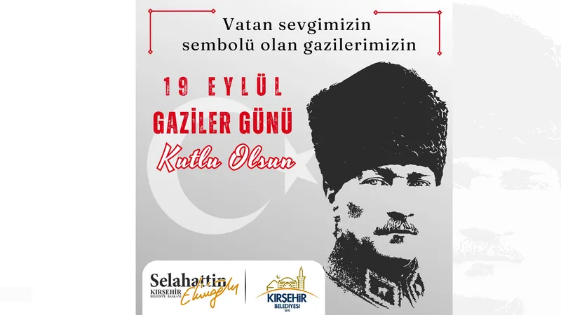 BAŞKANIMIZ EKİCİOĞLU, “GAZİLER GÜNÜ” MESAJI YAYINLADI
