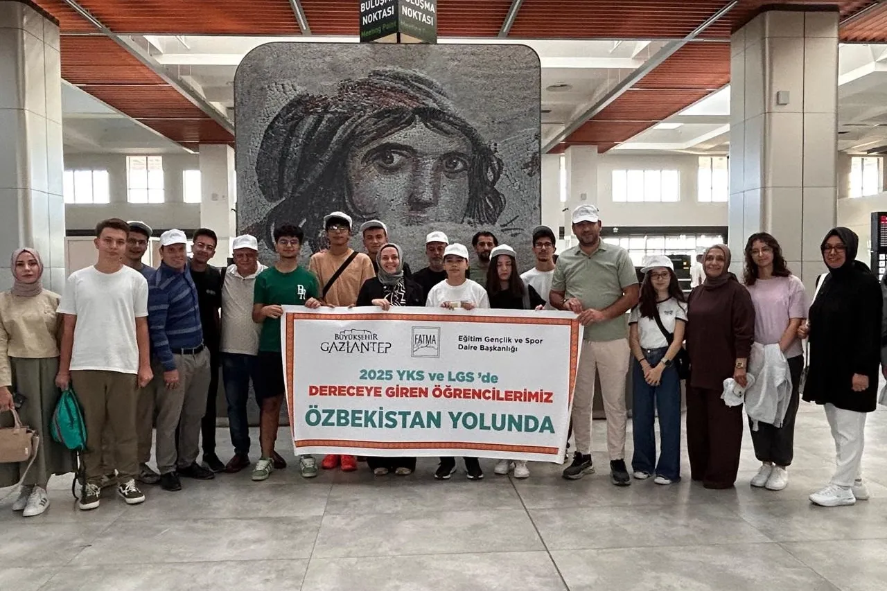 Gaziantep’in başarılı öğrencileri Özbekistan yolcusu