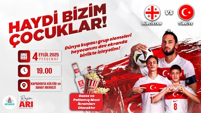 İlk Maç Dev Ekranda, Kalbimiz Milli Takımla