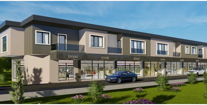 22 DÜKKAN VE 22 KONUTLUK PROJEDE ÇALIŞMALAR DEVAM EDİYOR