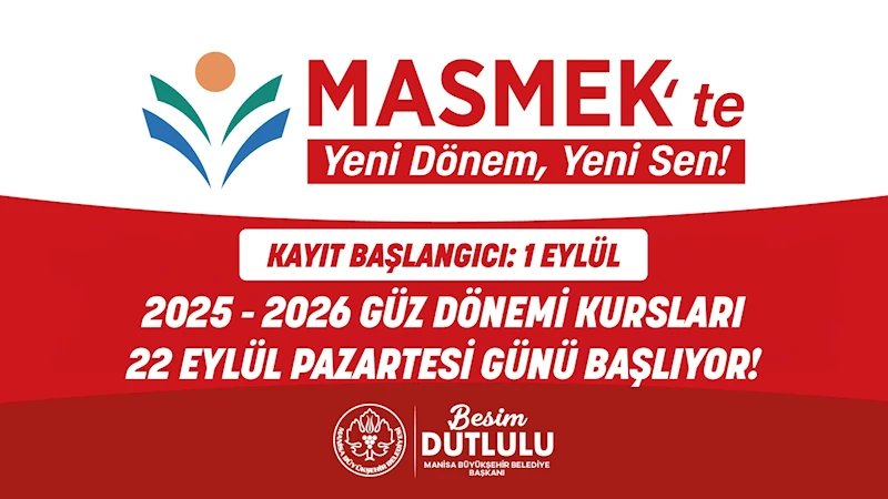 MASMEK’te Yeni Dönem Kayıtları Başladı
