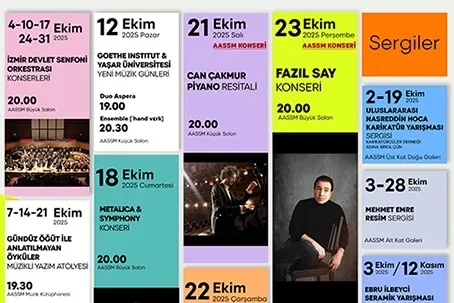 AASSM’de ekim ayı sanatla geçecek