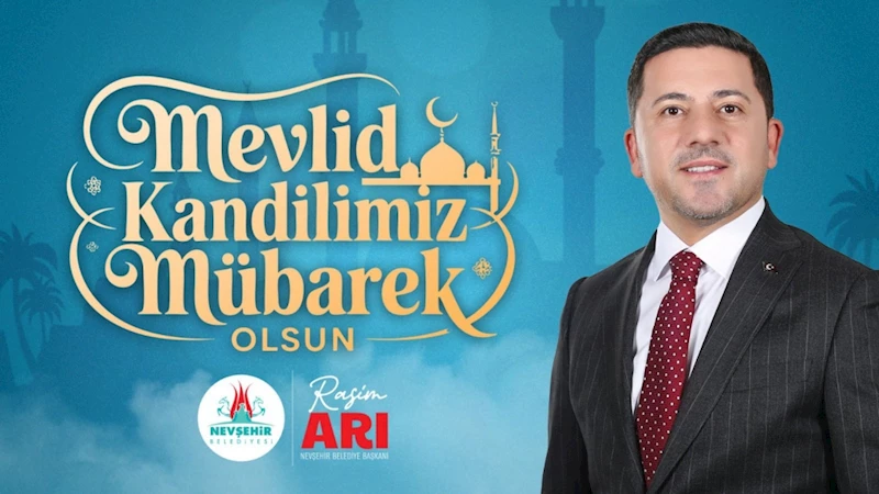 Belediye Başkanımız Rasim Arı’dan Mevlid Kandili Mesajı