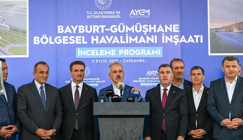 TÜRKİYE’NİN 5. BÖLGESEL HAVALİMANINDA ÇALIŞMALAR HIZLA DEVAM EDİYOR