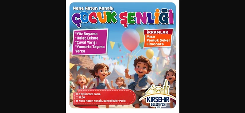 BAHÇELİEVLER PARKI’NDA ÇOCUK ŞENLİĞİ YAPILACAK