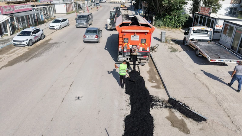 KASKİ’den Elbistan’da Asfalt Çalışması