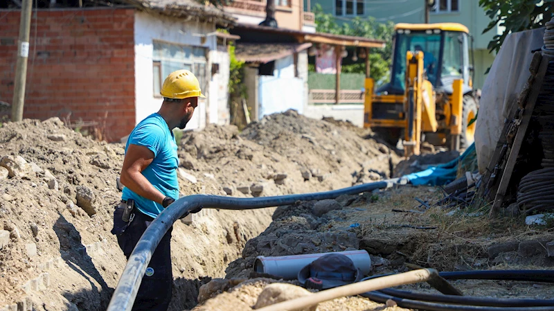 Güçlü dönüşüm sayesinde 4 bin metrelik hat, su kayıplarına geçit vermeyecek