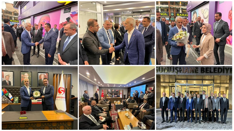 BAŞKANIMIZ, ULAŞTIRMA VE ALTYAPI BAKANIMIZ SAYIN ABDULKADİR URALOĞLU’NU BELEDİYEMİZDE AĞIRLADI