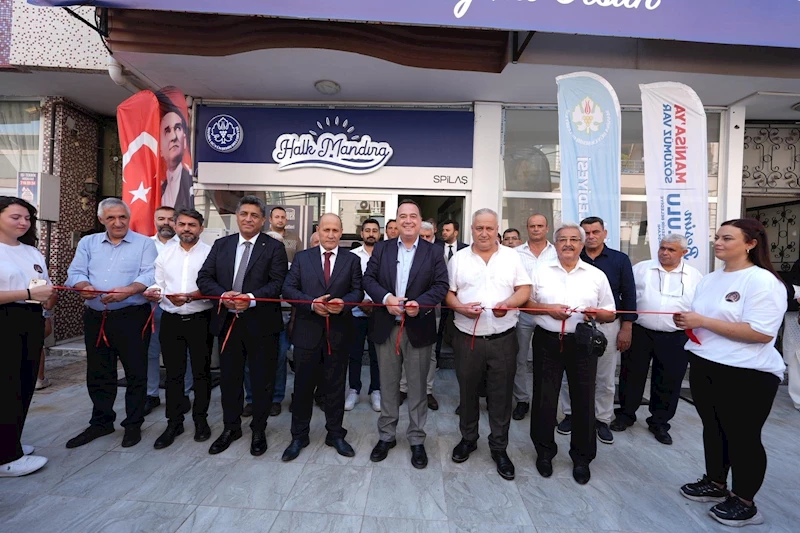 Halk Ekmek ve Halk Mandıra Ahmetli’nin Hizmetinde