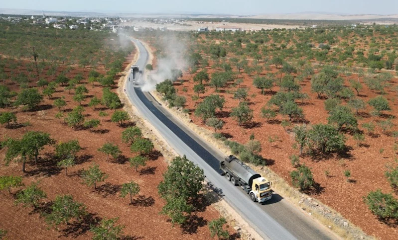 TARİHİ VE DOĞASIYLA BÜYÜLEYEN HALFETİ’DE KIRSAL YOLLAR YENİLENİYOR