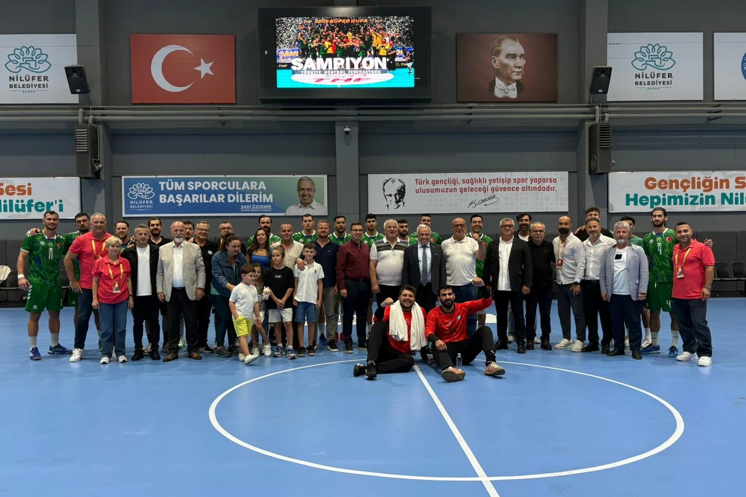 Bursa Nilüfer Belediyespor ikide iki yaptı