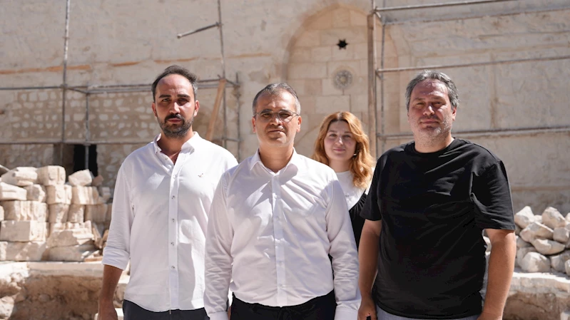 Büyükşehir, 6 Şubat Depremlerinden Etkilenen Tarihi Boğazkesen Camii’nin Yaralarını Sarıyor