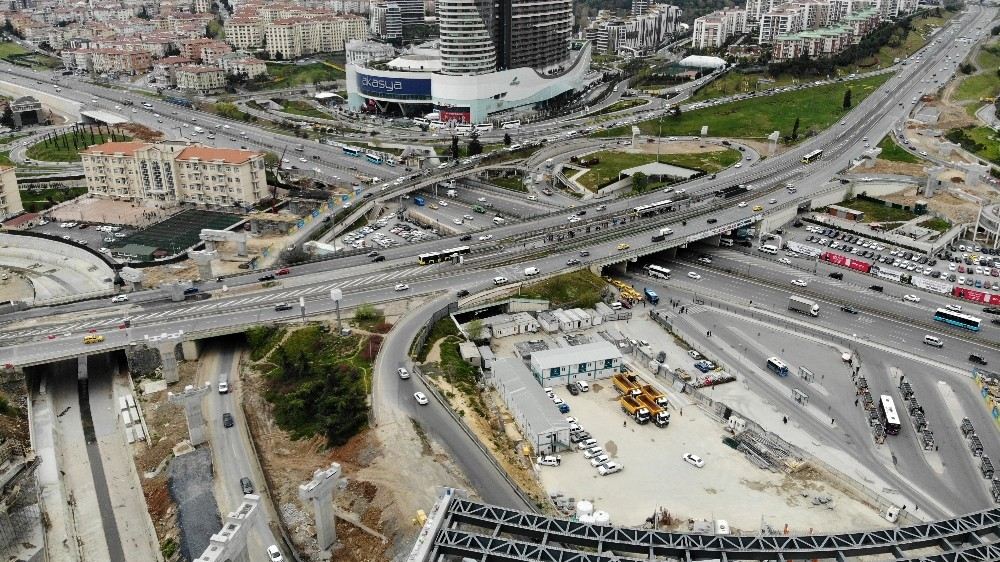 ( Özel )  İstanbul Trafiğini Çözecek Proje Havadan Görüntülendi