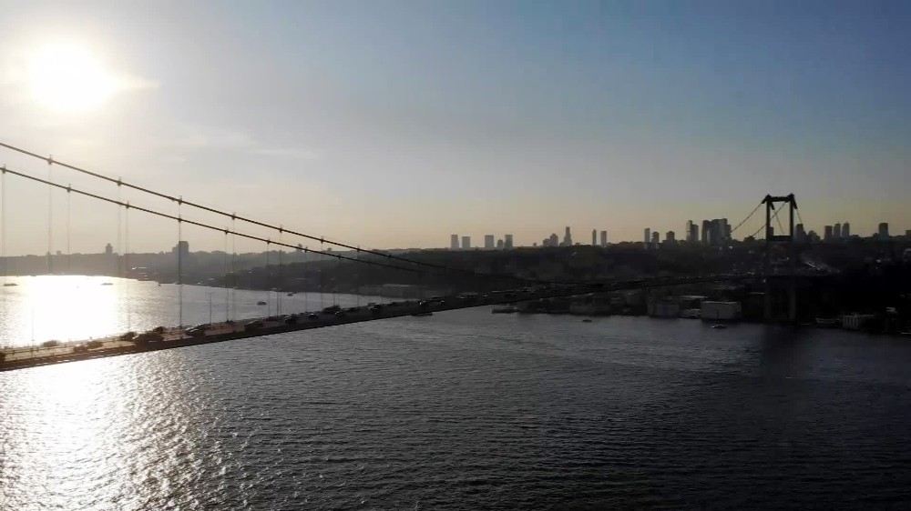 15 Temmuz Şehitler Köprüsü Deprem Sonrası Havadan Görüntülendi