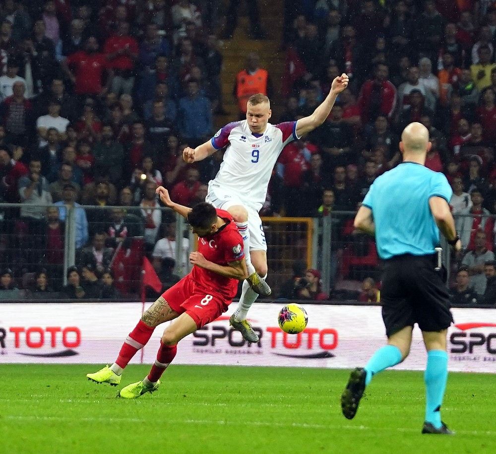 2020 Avrupa Futbol Şampiyonası Elemeleri: Türkiye: 0 - İzlanda: 0 (İlk Yarı)