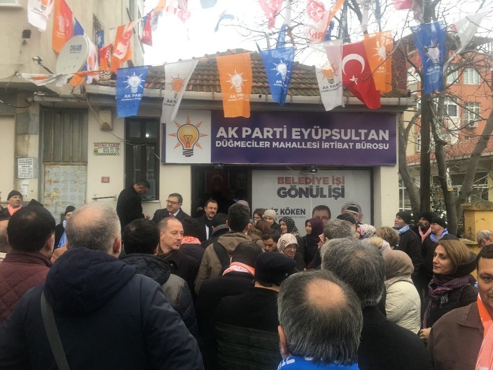 Ak Parti Eyüpsultan Belediye Başkan Adayı Köken Vatandaşlara Projelerini Anlattı