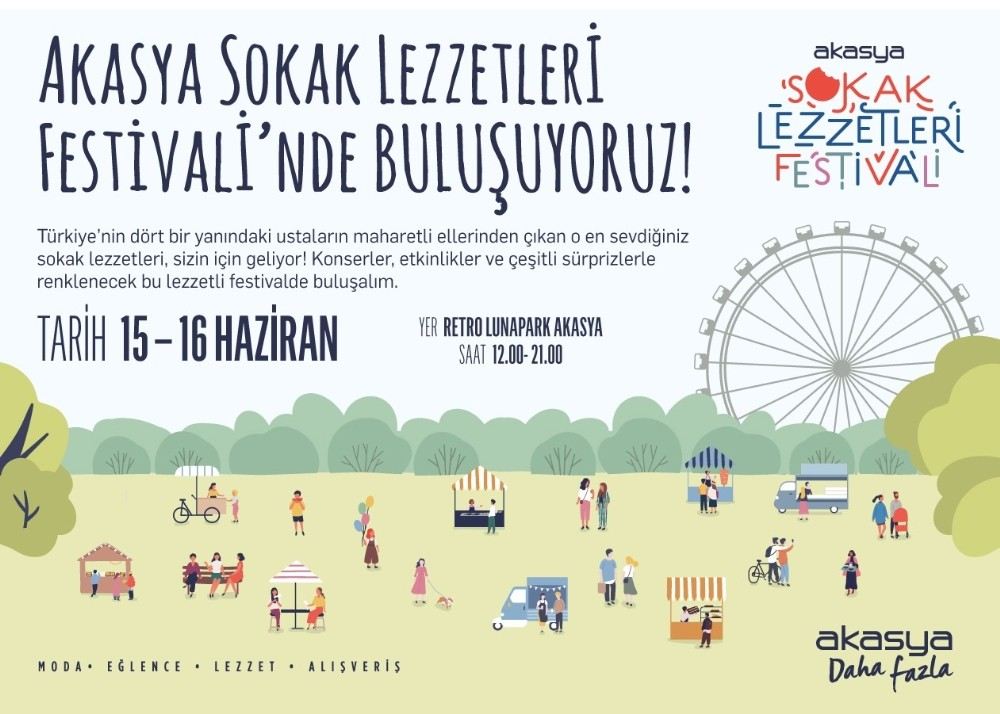 Akasya Sokak Lezzetleri Festivali 15 Haziranda Başlıyor