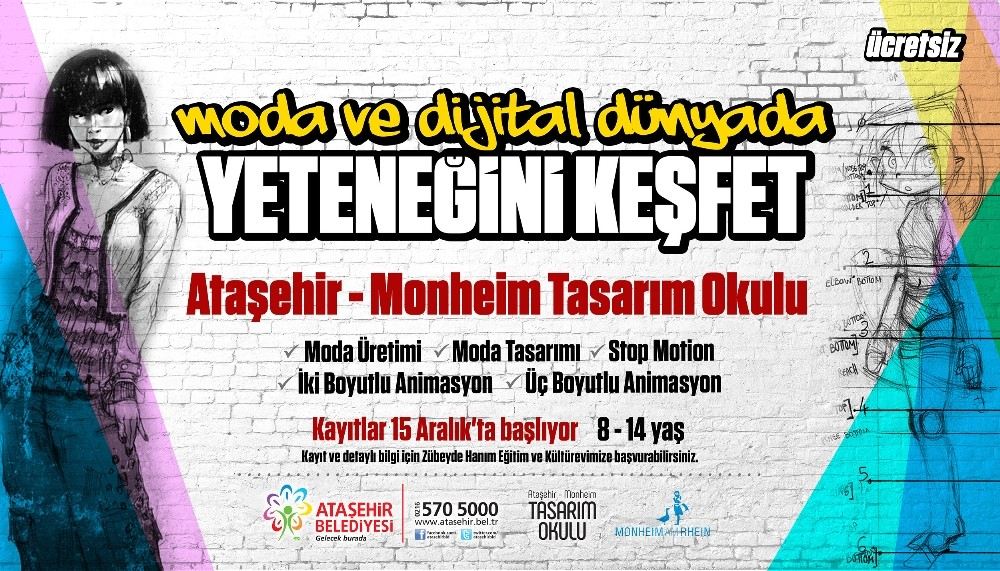 Ataşehir Monheım Tasarım Okulunda Eğitimler Başlıyor