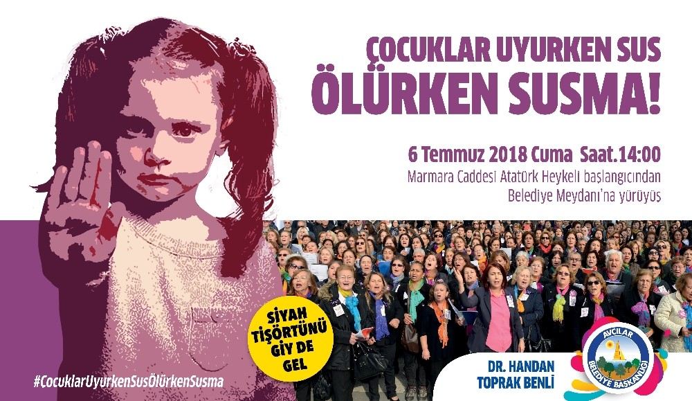 Avcılarda ?Çocuklar Uyurken Sus Ölürken Susma? Eylemi Düzenlenecek