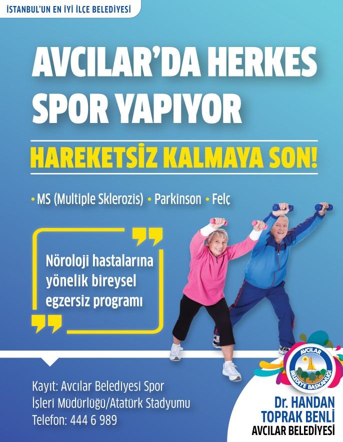 Avcılarda Vatandaşlarla Birlikte Egzersiz Programı