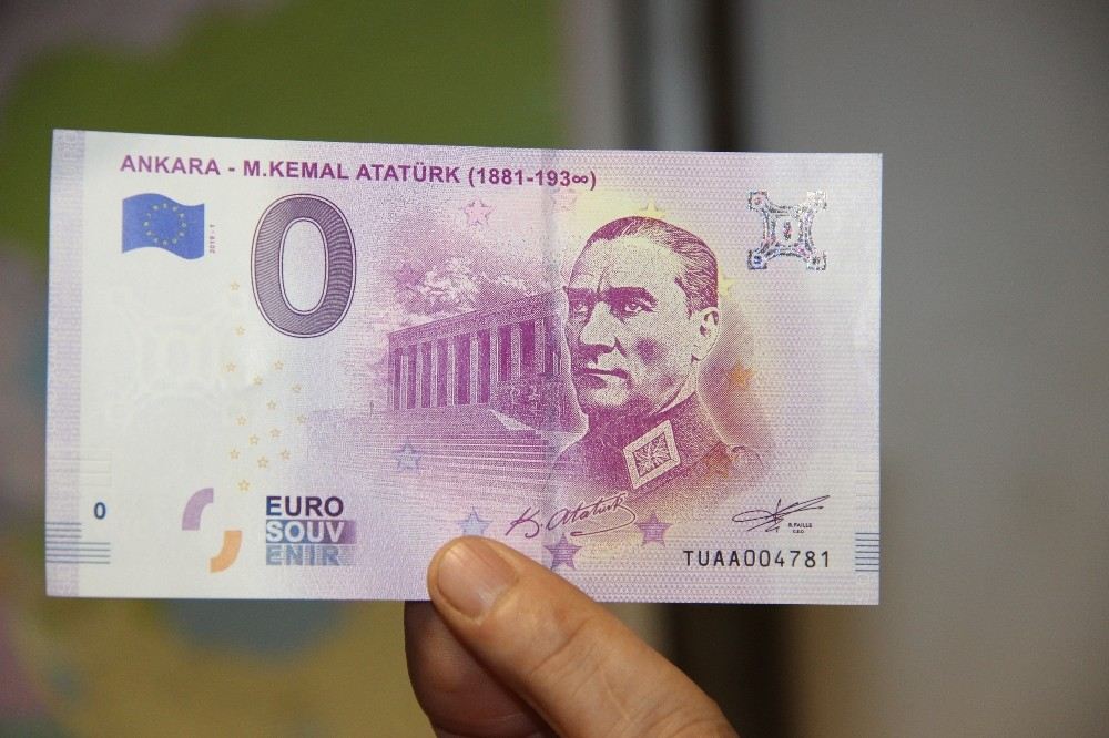 Avrupa Merkez Bankası Atatürk Portreli Euro Bastı