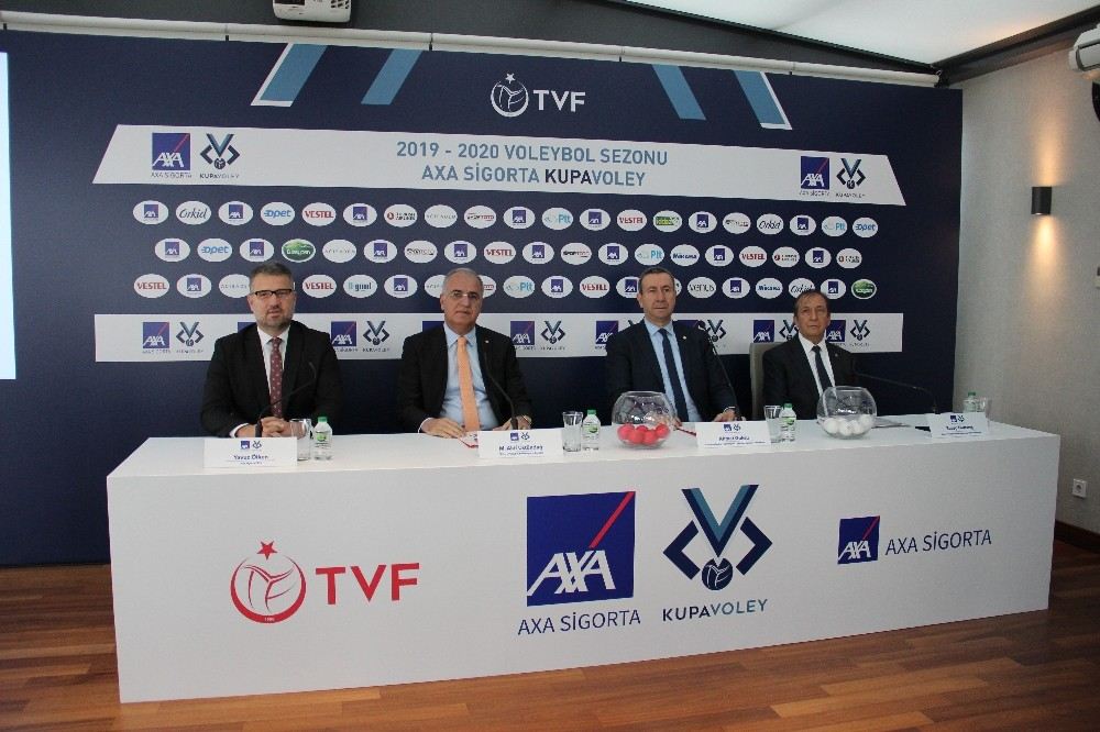 Axa Sigorta Kupa Voley Kadınlar Kategorisinde 1. Etap Eşleşmeleri Belli Oldu