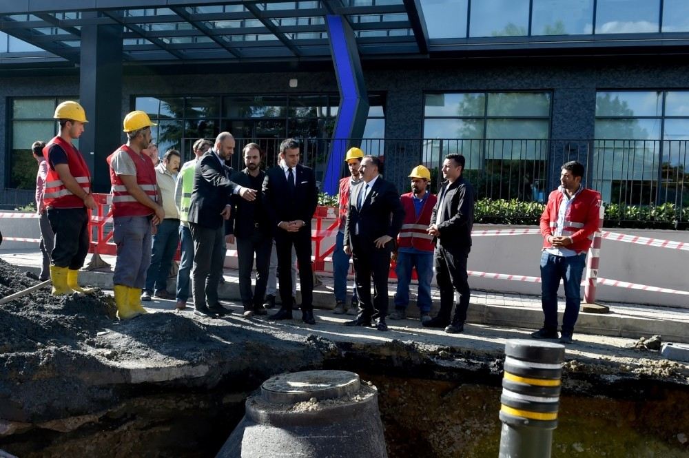 Başkan Akpolat Çalışmaları Yerinde İnceledi