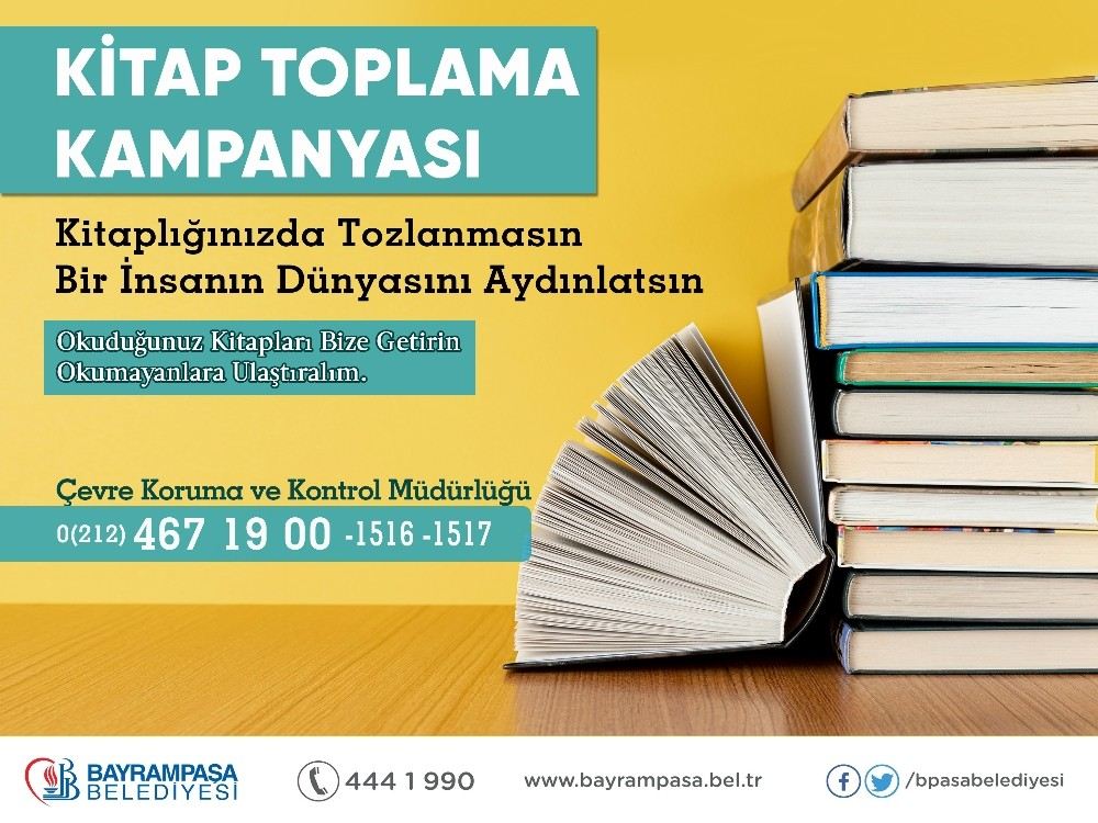 Bayrampaşa Belediyesinin Kitap Toplama Kampanyasına Büyük İlgi