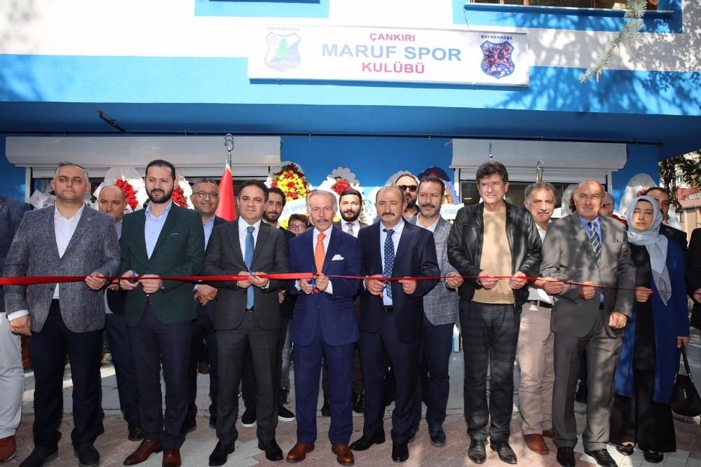 Bayrampaşa Çankırı Maruf Spor Kulübünün Lokal Binası Açıldı