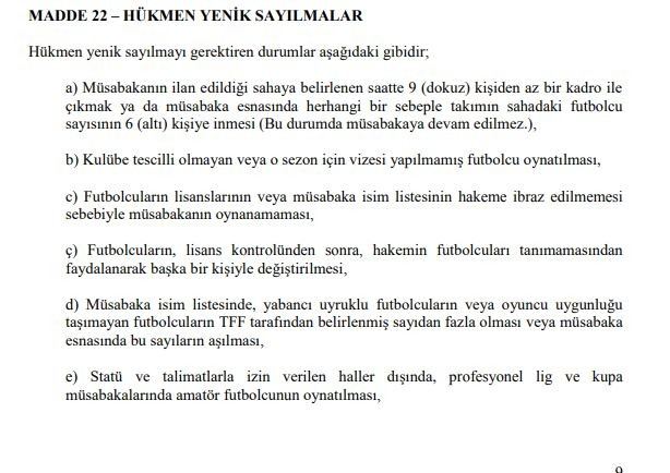 Beşiktaş Hükmen Galip Sayılacak