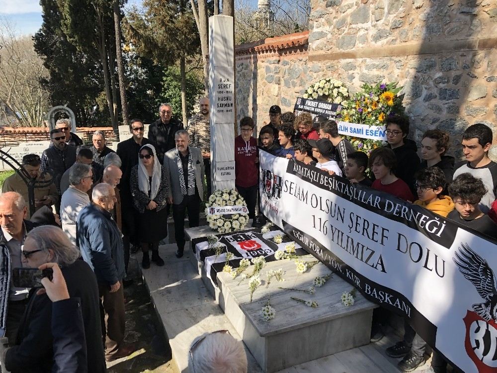 Beşiktaş, Kuruluş Gününde Şeref Beyi Kabri Başında Andı