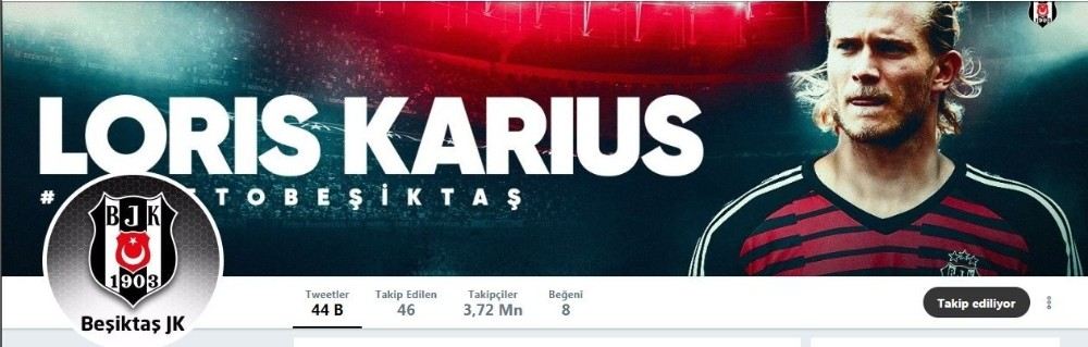 Beşiktaş, Loris Kariusu Sosyal Medyadan Duyurdu