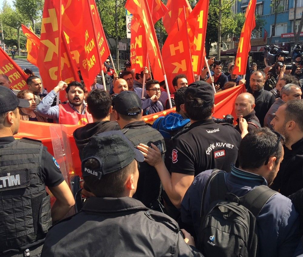Beşiktaşta Polis, Gruba İkinci Kez Müdahale Etti