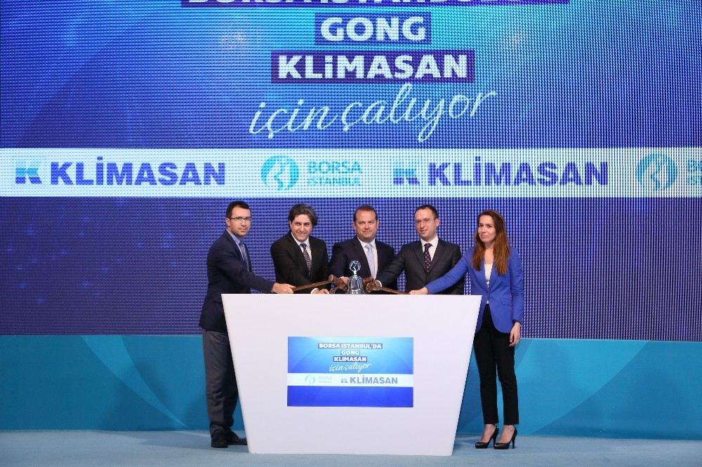 Borsa İstanbulda Gong Klimasan İçin Çaldı