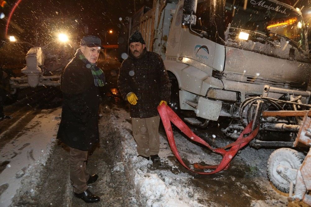 Büyükçekmece Kar Yağışına Hazır