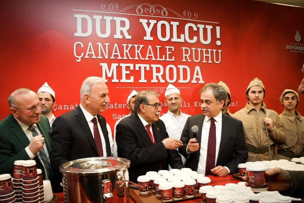 Çanakkale Ruhu Metro İstanbulda