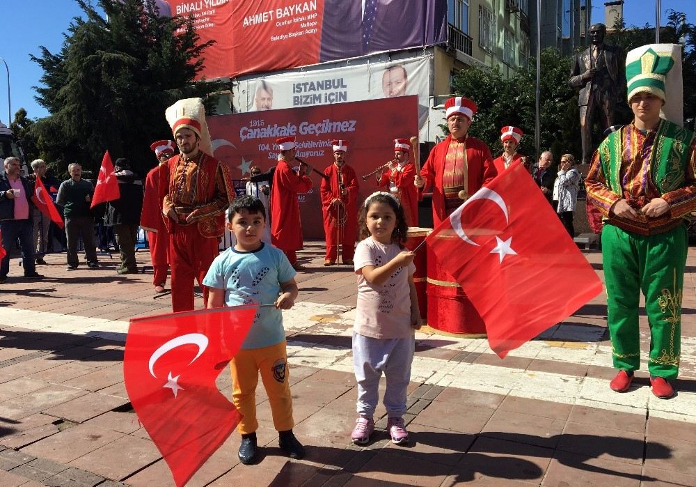 Çanakkale Şehitleri Maltepede Anıldı