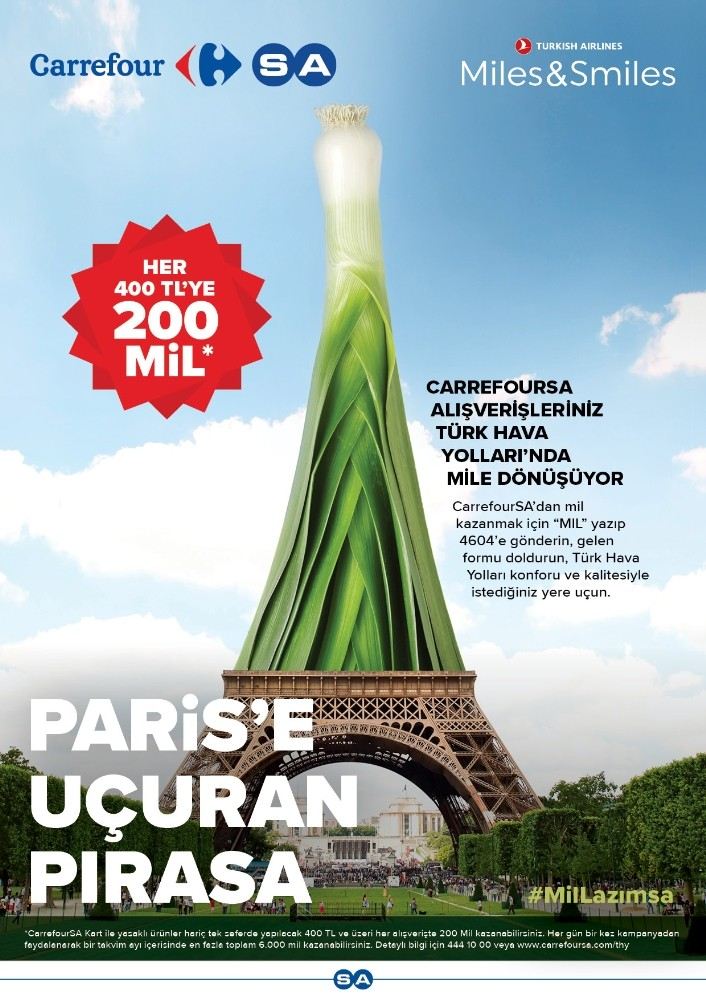 Carrefoursa Alışverişleri, Türk Hava Yollarında Mile Dönüşüyor