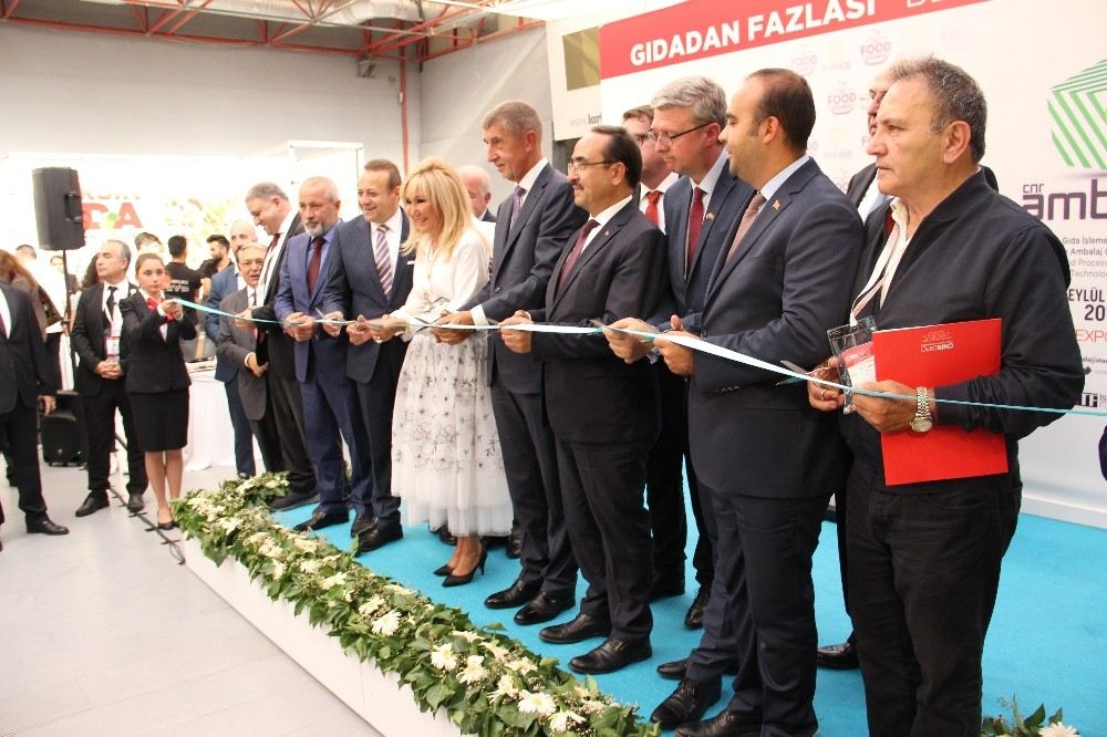 Çekya Başbakanı Babis, İstanbulda Gıda Fuarının Açılışını Yaptı