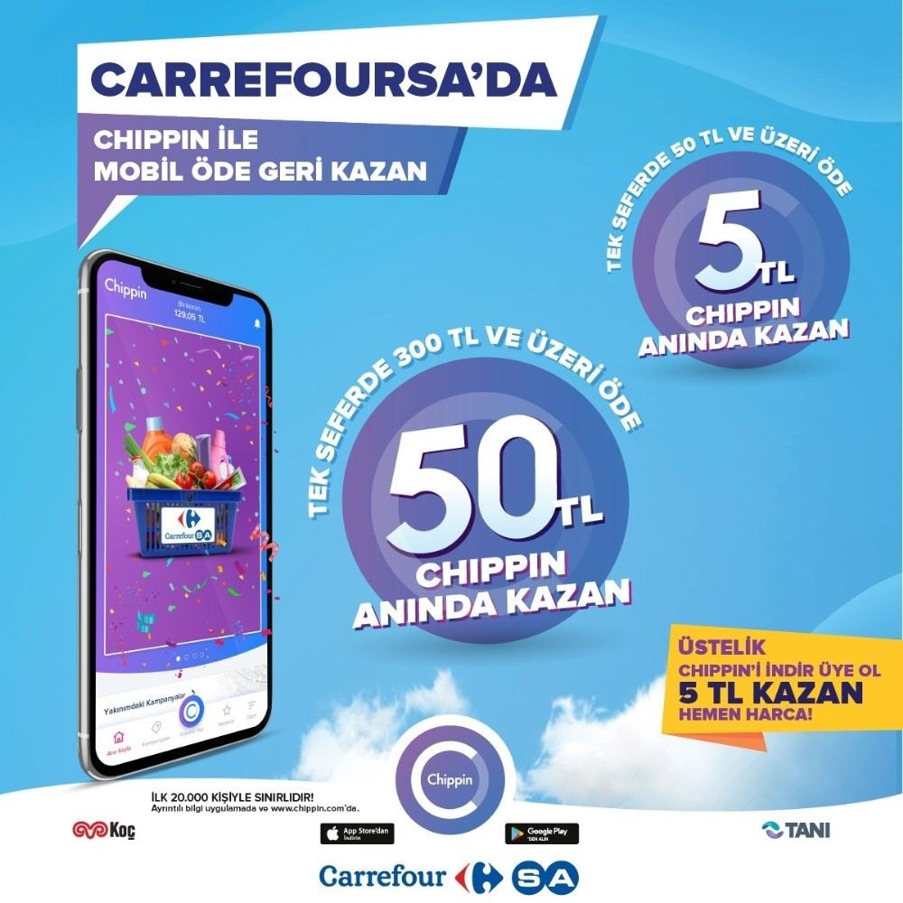 Chippinle Mobil Ödeme Geri Kazandırıyor