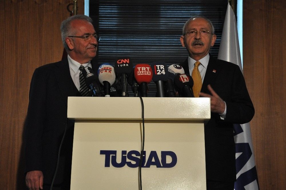 Chp Genel Başkanı Kılıçdaroğlu, Tüsiadı Ziyaret Etti