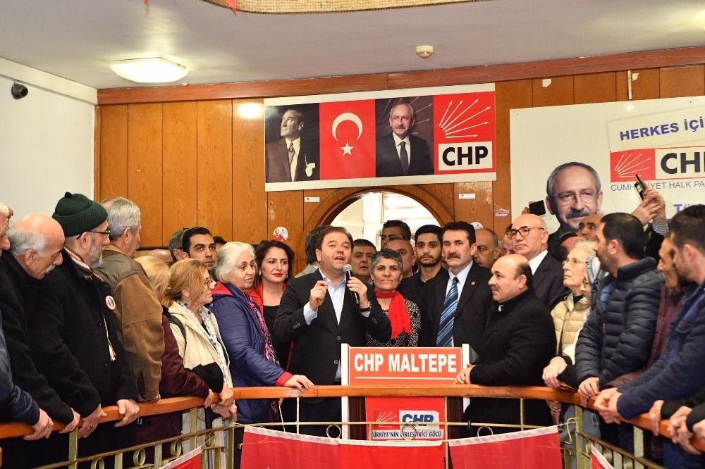 Chp Maltepede Ali Kılıç Coşkusu