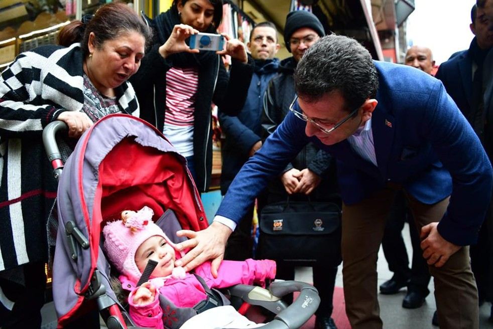 Chpli Başkan Adayı İmamoğlundan Bahçelievler Esnafına Ziyaret