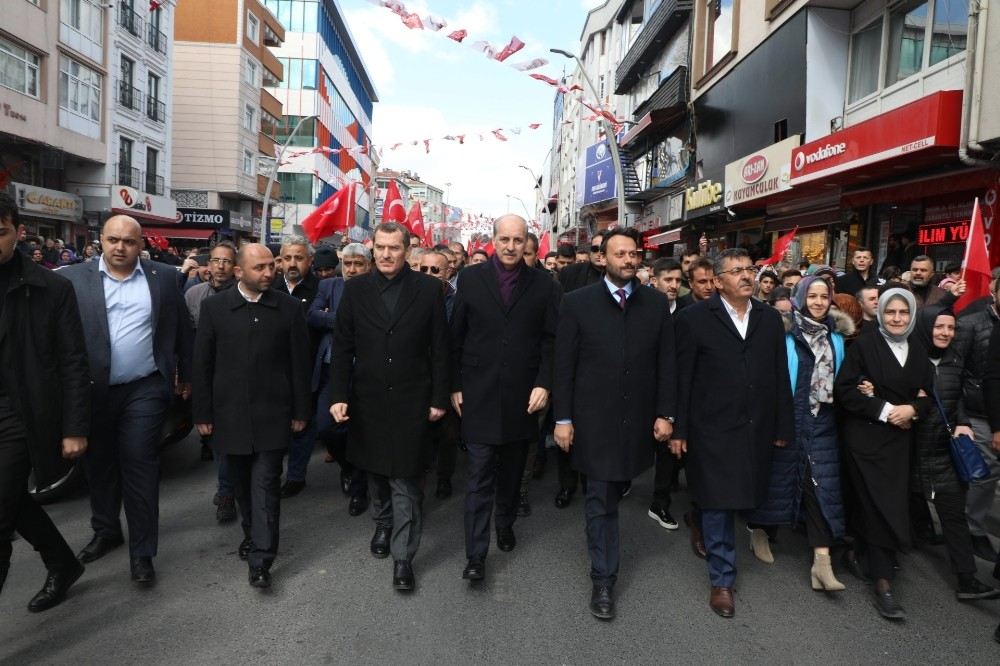 Cumhur İttifakının Zeytinburnunda Büyük Yürüyüşü