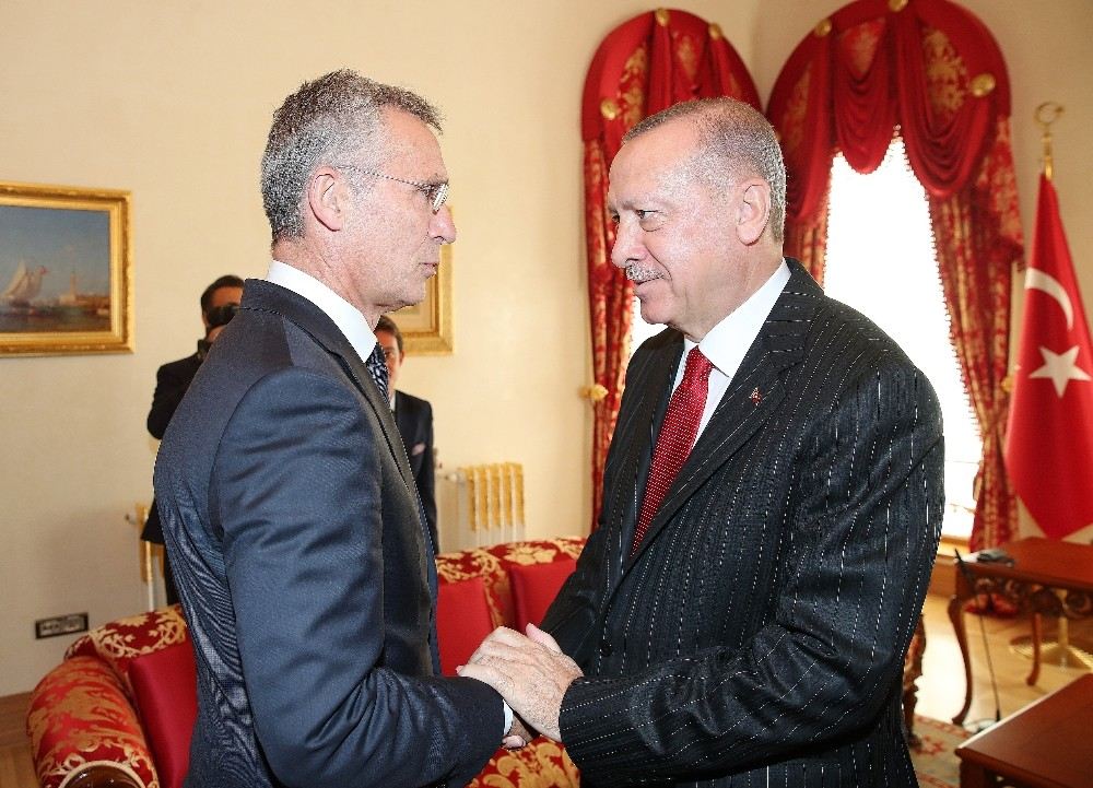 Cumhurbaşkanı Erdoğan, Nato Genel Sekreteri Stoltenbergi Kabul Etti