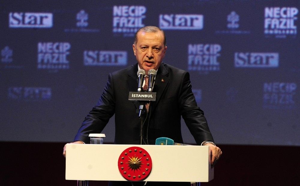 Cumhurbaşkanı Erdoğan: ?Necip Fazıl Belli Çevrelerin Karakter Suikastına Maruz Kalmıştır?